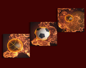 Collection image for: 3x TRIPTYCH SQUARE