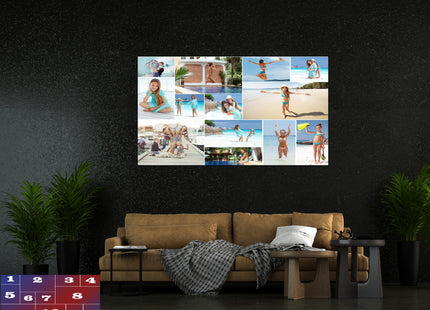 x13 Collage Panoramic Canvas Print {3e} (AOAY0097)