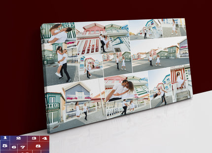 x13 Collage Panoramic Canvas Print {3e} (AOAY0097)
