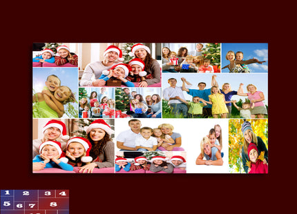 x13 Collage Panoramic Canvas Print {3e} (AOAY0097)