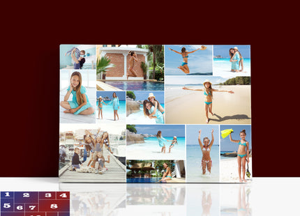 x13 Collage Panoramic Canvas Print {3e} (AOAY0097)