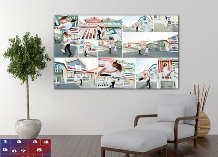 x13 Collage Panoramic Canvas Print {3e} (AOAY0097)