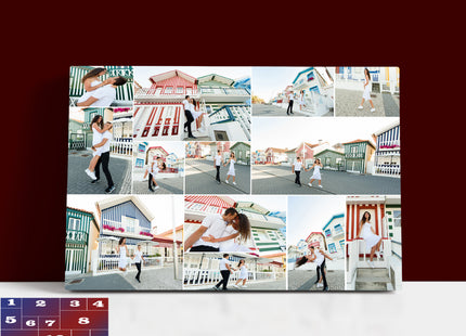 x13 Collage Panoramic Canvas Print {3e} (AOAY0097)