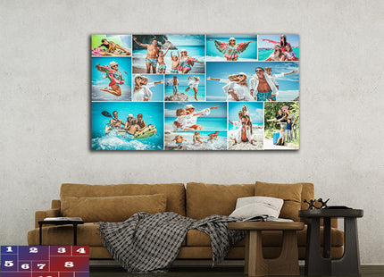 x13 Collage Panoramic Canvas Print {3e} (AOAY0097)