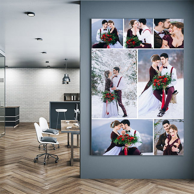 x7 Collage Portrait Canvas Print {N} (AOA0084)