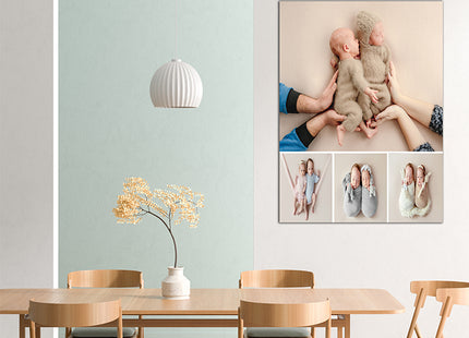 x4 Collage Portrait Canvas Print {R} (AOA0094)