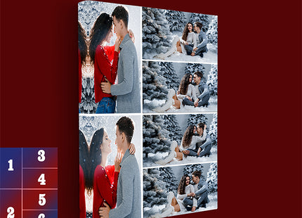 x6 Collage Portrait Canvas Print (AOA0091)