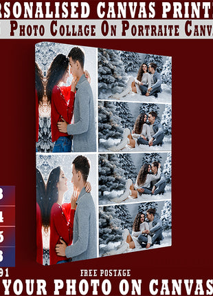 x6 Collage Portrait Canvas Print (AOA0091)