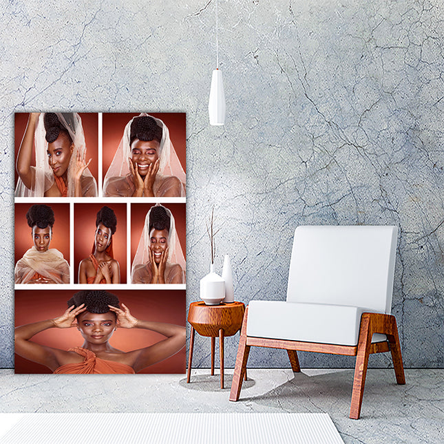x6 Collage Portrait Canvas Print {R} (AOA0087)