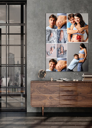 x8 Collage Portrait Canvas Print {R} (AOA0093)