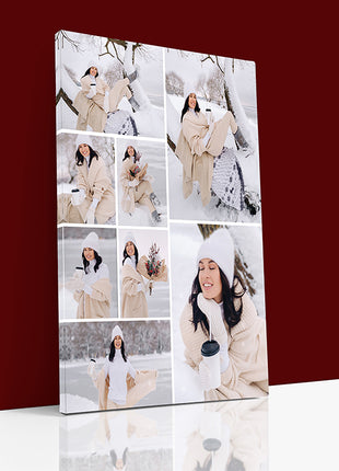 x8 Collage Portrait Canvas Print {R} (AOA0093)