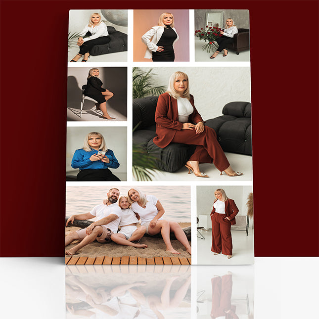 x8 Collage Portrait Canvas Print {R} (AOA0082)