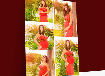 x5 Collage Portrait Canvas Print {R} (AOA0077)