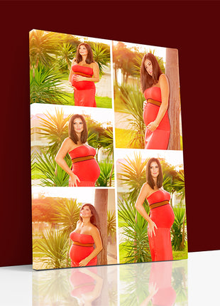 x5 Collage Portrait Canvas Print {R} (AOA0077)