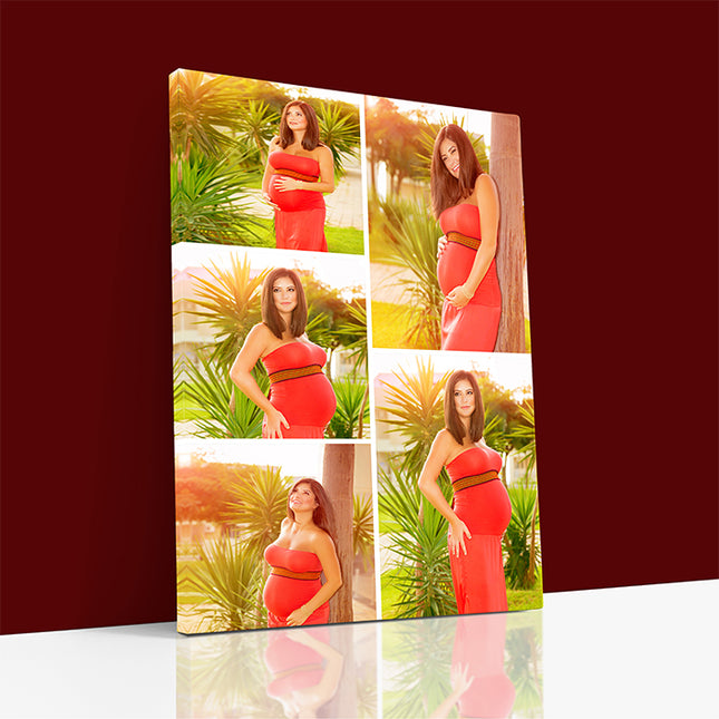 x5 Collage Portrait Canvas Print {R} (AOA0077)