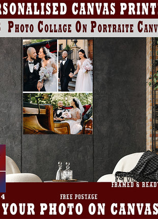 x3 Collage Portrait Canvas Print (AOA0074)