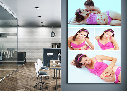 x4 Collage Portrait Canvas Print {M} (AOA0076)