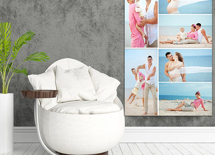 x6 Collage Portrait Canvas Print {R} (AOA0091)