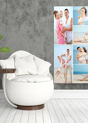 x6 Collage Portrait Canvas Print {R} (AOA0091)