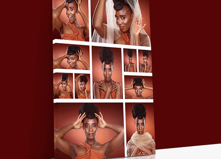 x11 Collage Portrait Canvas Print {N} (AOA0088)