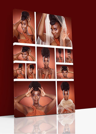 x11 Collage Portrait Canvas Print {N} (AOA0088)
