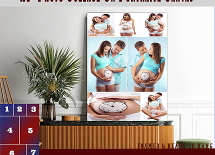 x7 Collage Portrait Canvas Print {R} (AOA0084)