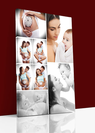 x8 Collage Portrait Canvas Print {R} (AOA0093)