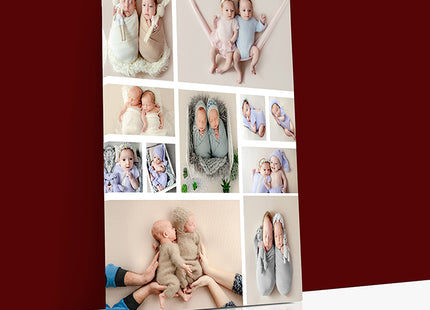 x11 Collage Portrait Canvas Print {N} (AOA0088)