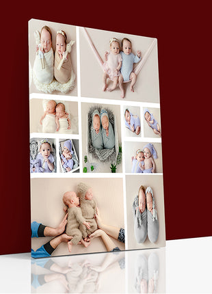 x11 Collage Portrait Canvas Print {N} (AOA0088)