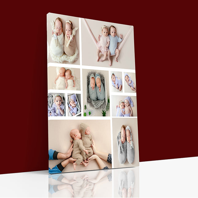 x11 Collage Portrait Canvas Print {N} (AOA0088)