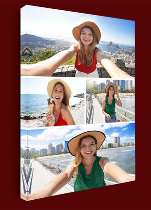 x4 Collage Portrait Canvas Print {R} (AOA0076)