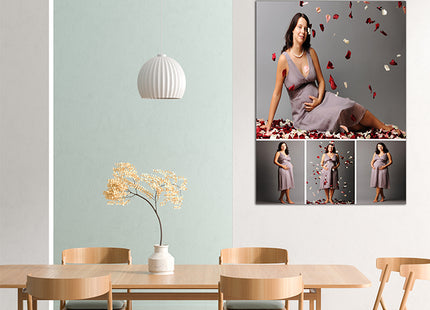 x4 Collage Portrait Canvas Print {R} (AOA0094)