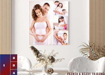 x4 Collage Portrait Canvas Print (AOA0080)