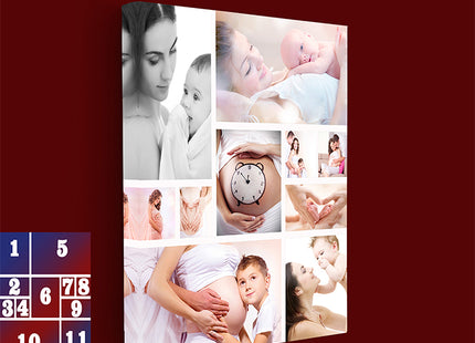 x11 Collage Portrait Canvas Print  (AOA0089)