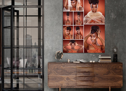 x8 Collage Portrait Canvas Print {R} (AOA0093)