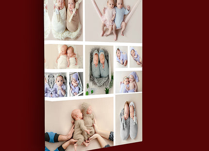 x11 Collage Portrait Canvas Print {R} (AOA0088)