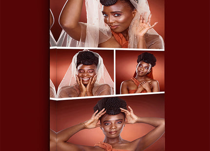 x4 Collage Portrait Canvas Print {M} (AOA0076)