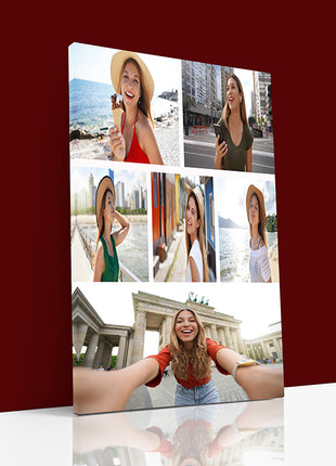x6 Collage Portrait Canvas Print {R} (AOA0087)