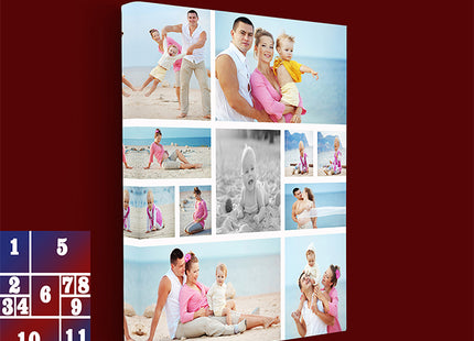 x11 Collage Portrait Canvas Print  (AOA0089)