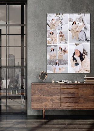 x8 Collage Portrait Canvas Print {R} (AOA0093)