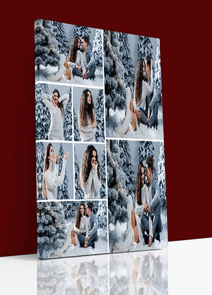 x8 Collage Portrait Canvas Print {N} (AOA0093)