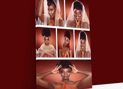 x6 Collage Portrait Canvas Print {Q} (AOA0087)