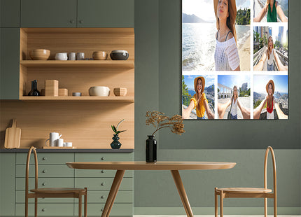 x6 Collage Portrait Canvas Print {R} (AOA0090)