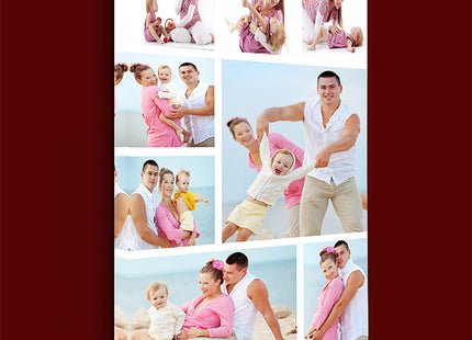 x8 Collage Portrait Canvas Print {M} (AOA0082)