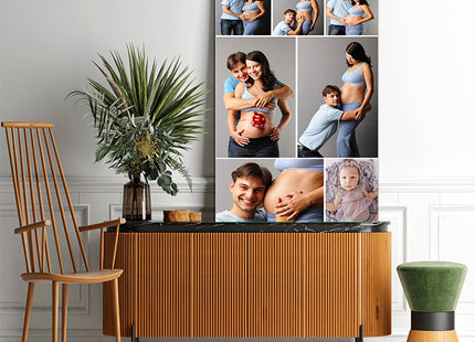x7 Collage Portrait Canvas Print {N} (AOA0084)