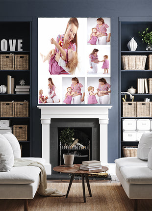 x6 Collage Portrait Canvas Print {M} (AOA0090)
