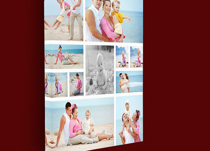 x11 Collage Portrait Canvas Print {N} (AOA0088)