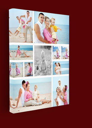 x11 Collage Portrait Canvas Print {N} (AOA0088)
