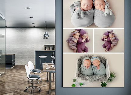 x4 Collage Portrait Canvas Print (AOA0076)