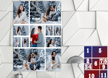 x11 Collage Portrait Canvas Print  (AOA0089)